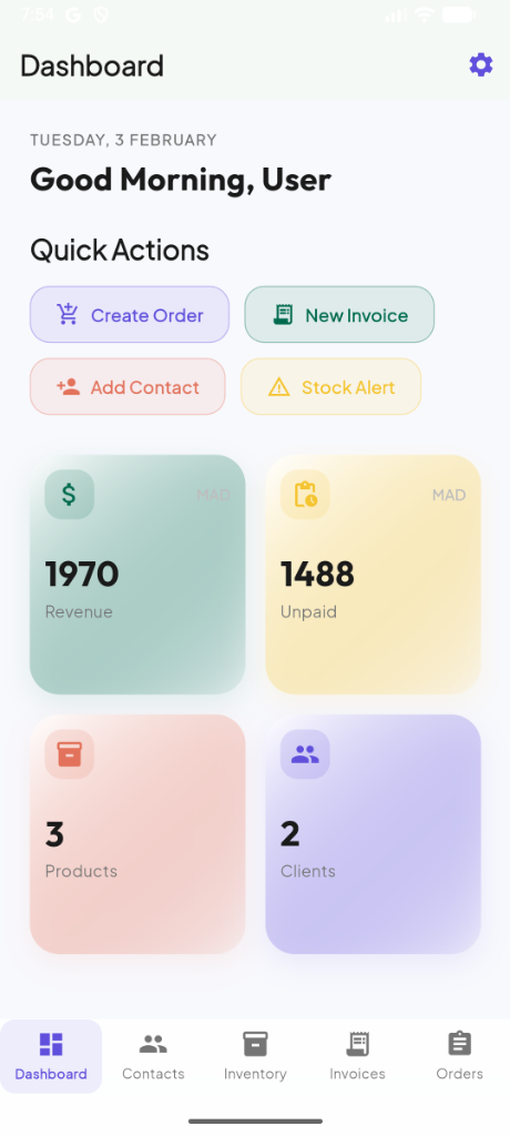 Atlas Gestion Dashboard